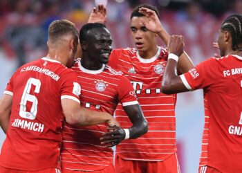 FC Bayern München: Kimmich, Mane, Musiala und Gnabry jubeln