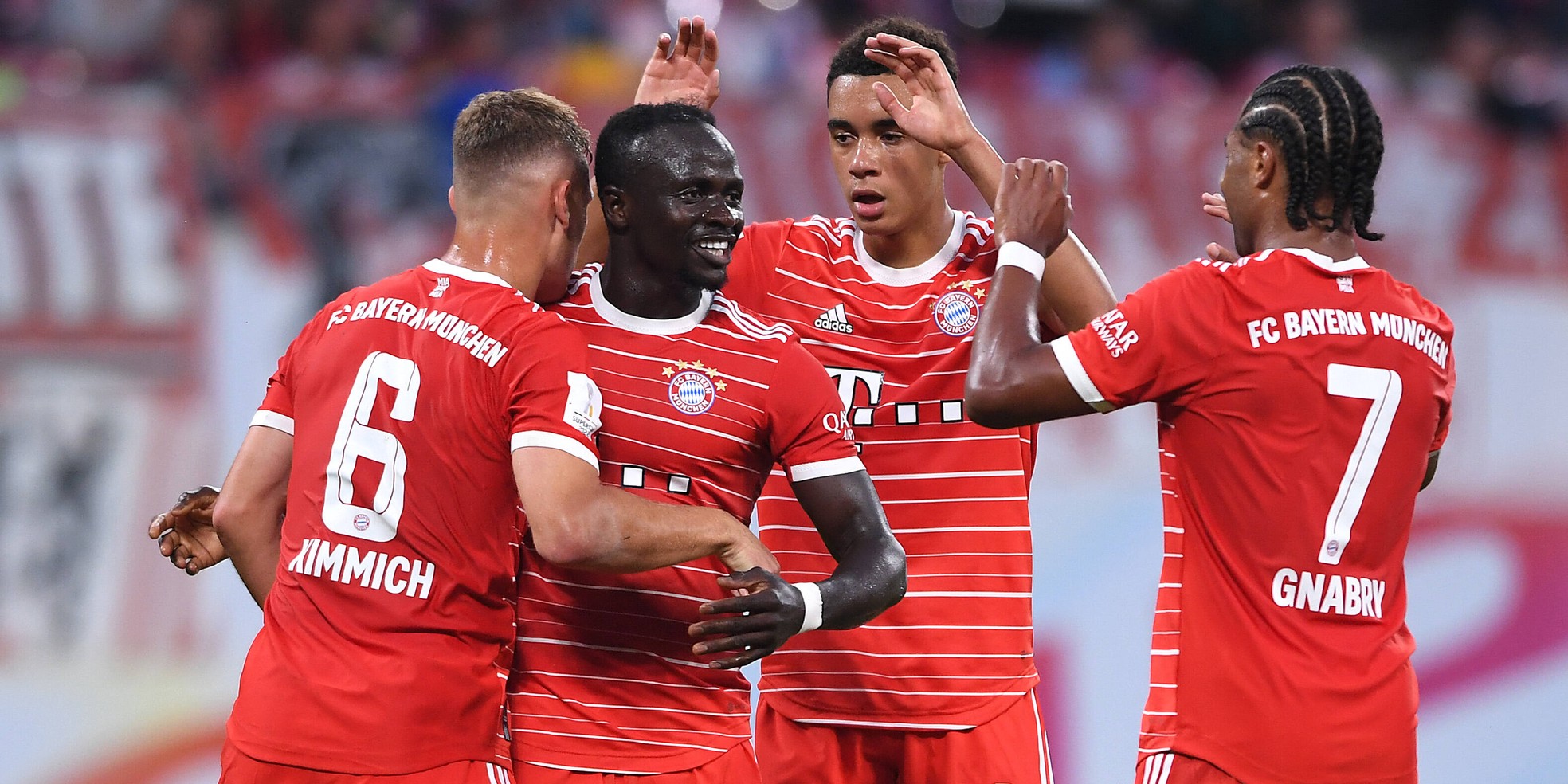 FC Bayern München: Kimmich, Mane, Musiala und Gnabry jubeln