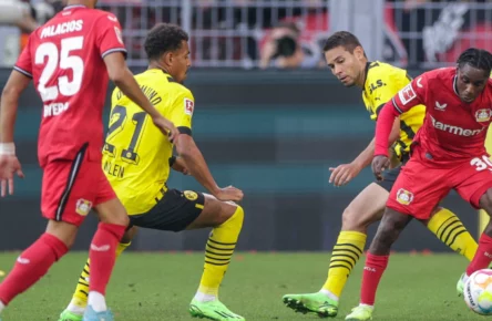 Der Spielplan könnte Jeremie Frimpong von Bayer 04 Leverkusen einige Punkte einbringen