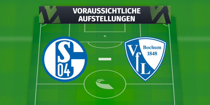 FC Schalke 04 - VfL Bochum: Die voraussichtlichen Aufstellungen