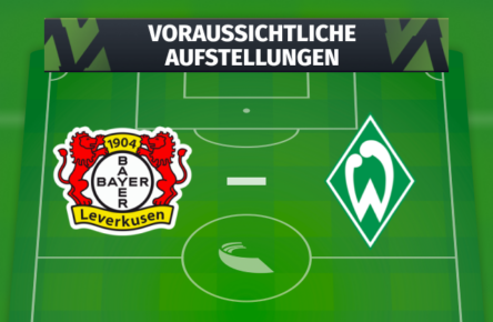 Bayer 04 Leverkusen - SV Werder Bremen: Die voraussichtlichen Aufstellungen