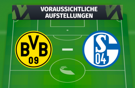 Borussia Dortmund (BVB) - FC Schalke 04: Die voraussichtlichen Aufstellungen