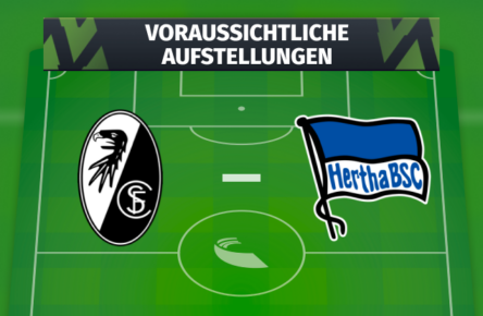 SC Freiburg - Hertha BSC: Voraussichtliche Aufstellungen