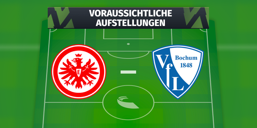 Eintracht Frankfurt - VfL Bochum: Voraussichtliche Aufstellungen