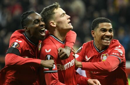 Bayer Leverkusen: Jeremie Frimpong, Florian Wirtz, Amine Adli