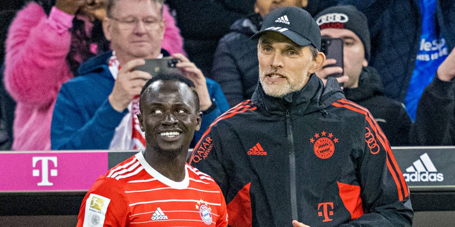 Trainerwechsel beim FC Bayern München - Gewinner und Verlierer: Hier Sadio Mané mit Thomas Tuchel
