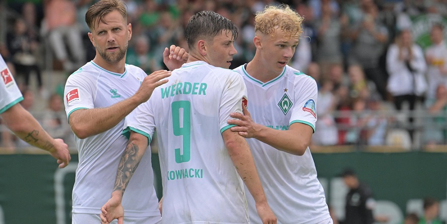 Bleibt Niclas Füllkrug bei Werder Bremen, könnte Dawid Kownacki das Nachsehen haben.