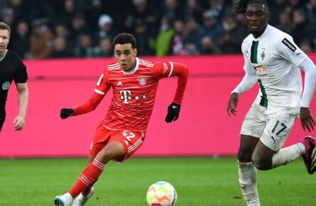 Auch zuletzt gegen Gladbach nicht für Bayern am Ball: Jamal Musiala
