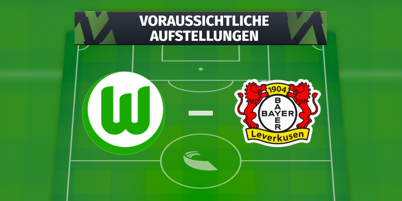 VfL Wolfsburg Bayer Leverkusen Voraussichtliche Aufstellungen