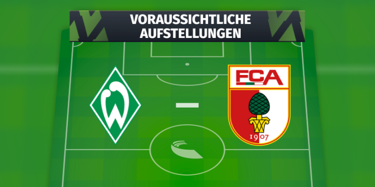 SV Werder Bremen - FC Augsburg: Voraussichtliche Aufstellungen ...