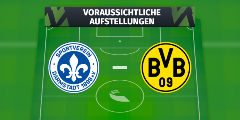 SV Darmstadt 98 - BVB: Voraussichtliche Aufstellungen - ComunioMagazin