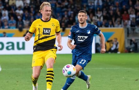 Treffen am Sonntag wieder aufeinander: Julian Brandt (BVB) und Andrej Kramaric (TSG Hoffenheim)