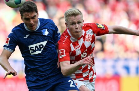 Jonathan Burkardt von Mainz 05 trifft erneut