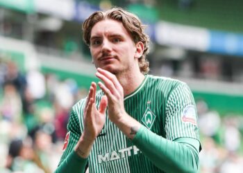 Nick Woltemade vom SV Werder Bremen