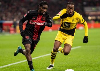 Besitzen Potenzial: Frimpong (Bayer Leverkusen) und Bynoe-Gittens (BVB)