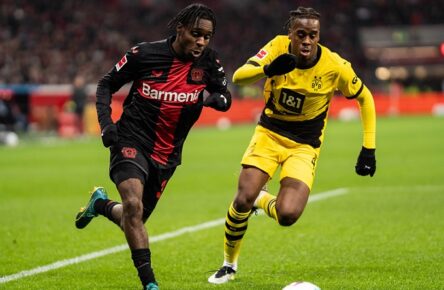 Besitzen Potenzial: Frimpong (Bayer Leverkusen) und Bynoe-Gittens (BVB)