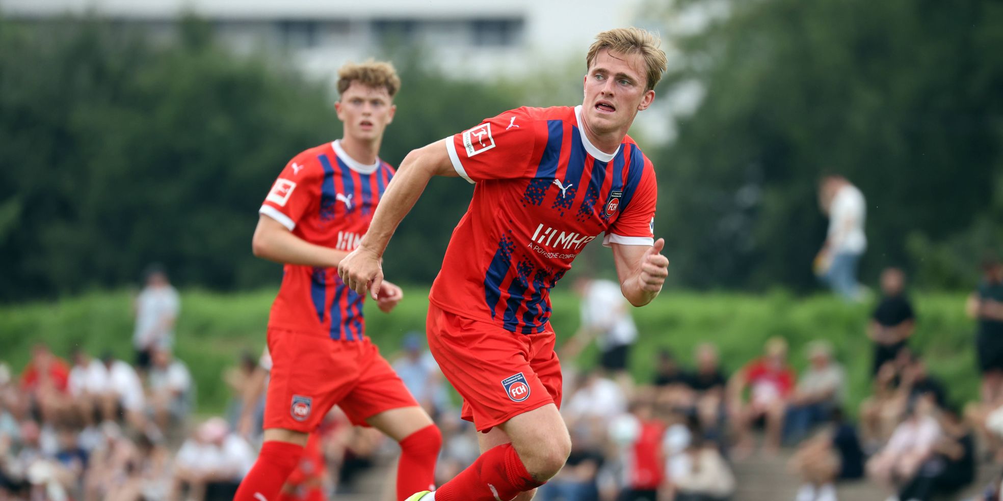 Mikkel Kaufmann & Paul Wanner vom 1. FC Heidenheim