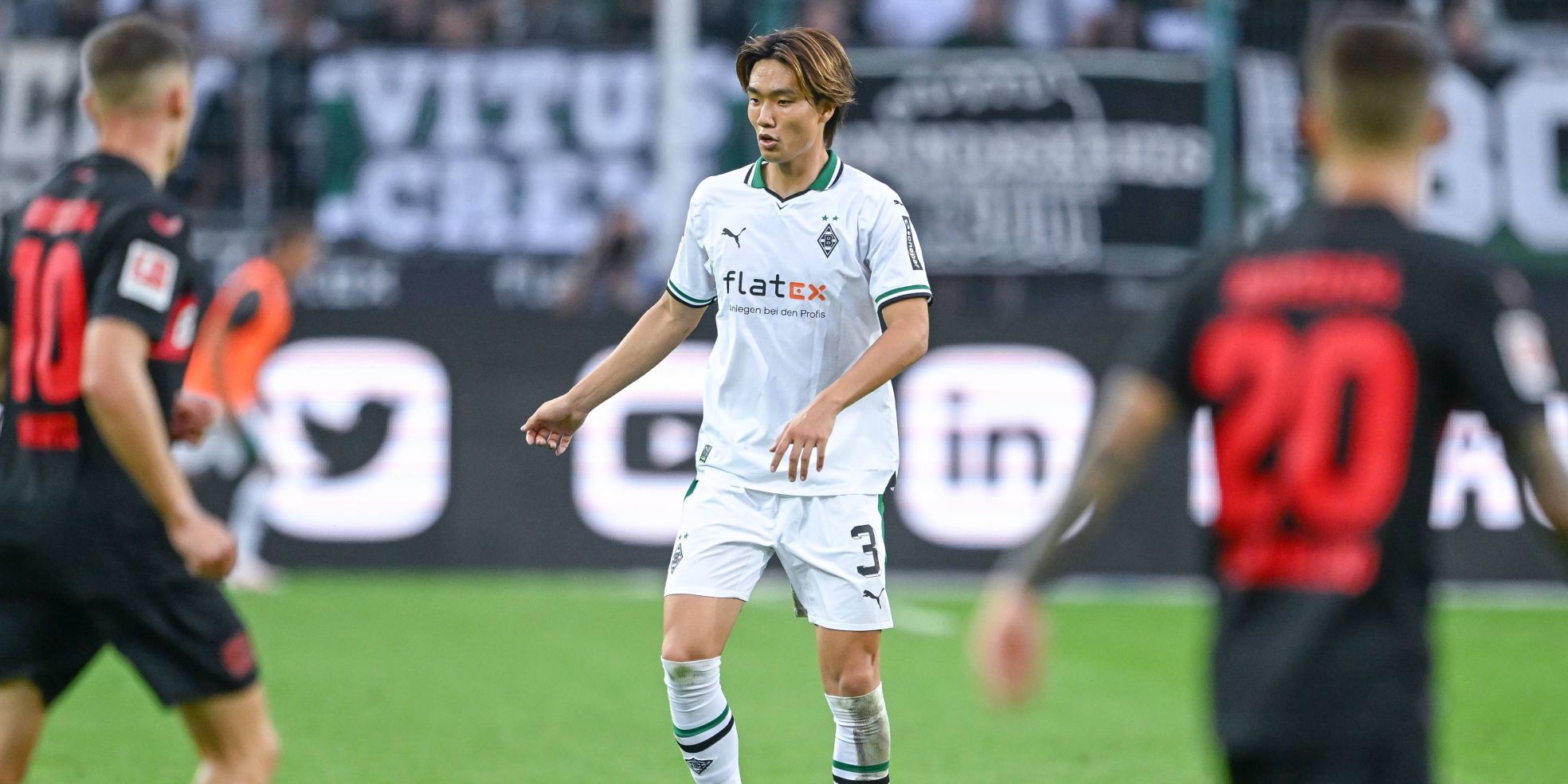 Ko Itakura im Spiel von Gladbach gegen Bayer Leverkusen