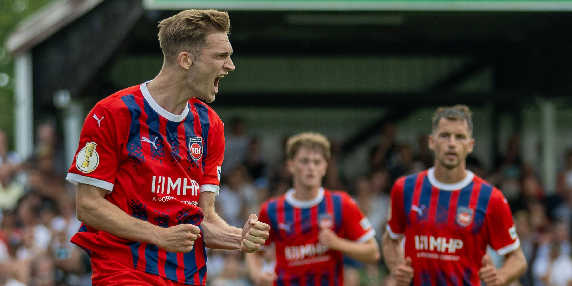 Maximilian Breunig trifft für den 1. FC Heidenheim