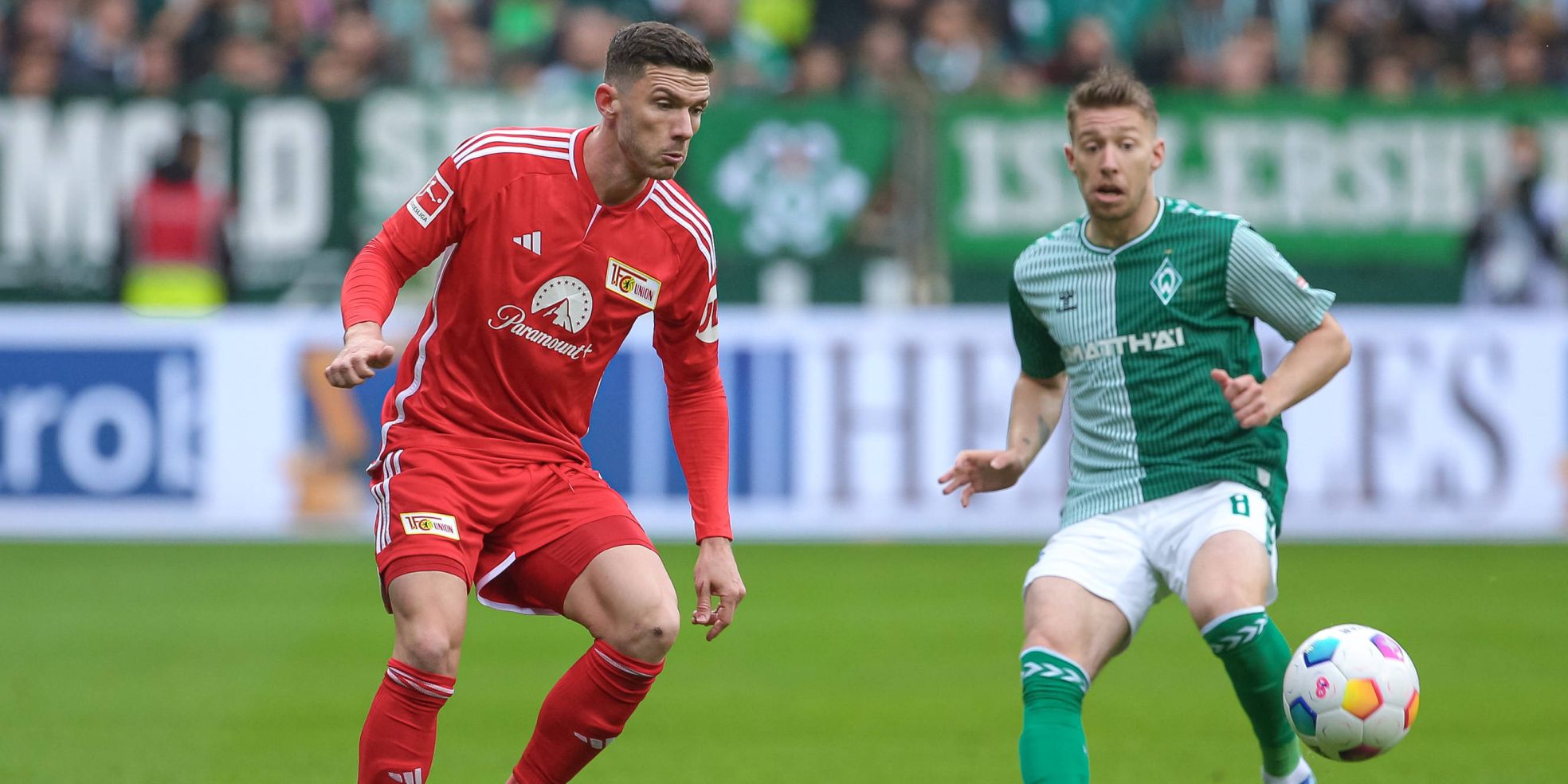 Robin Gosens von Union Berlin gegen Werder Bremen