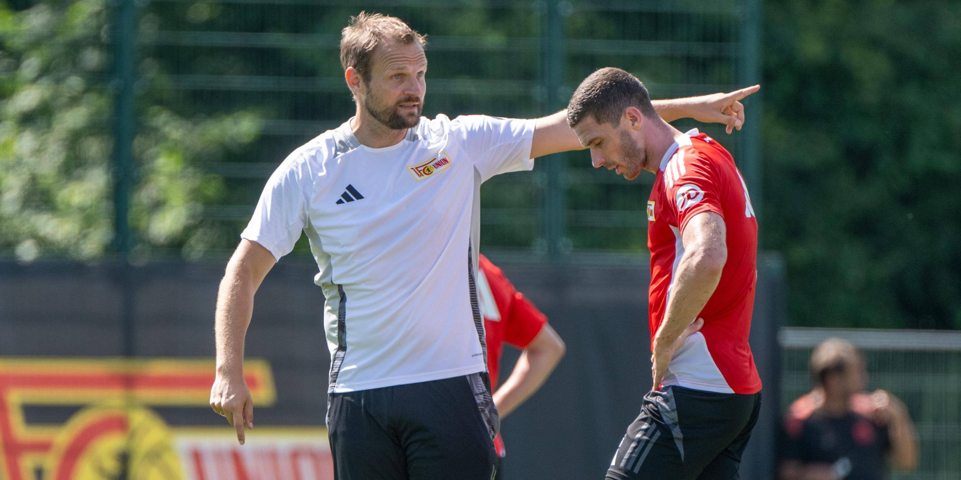 Union Berlin: Trainer Bo Svensson & Robin Gosens