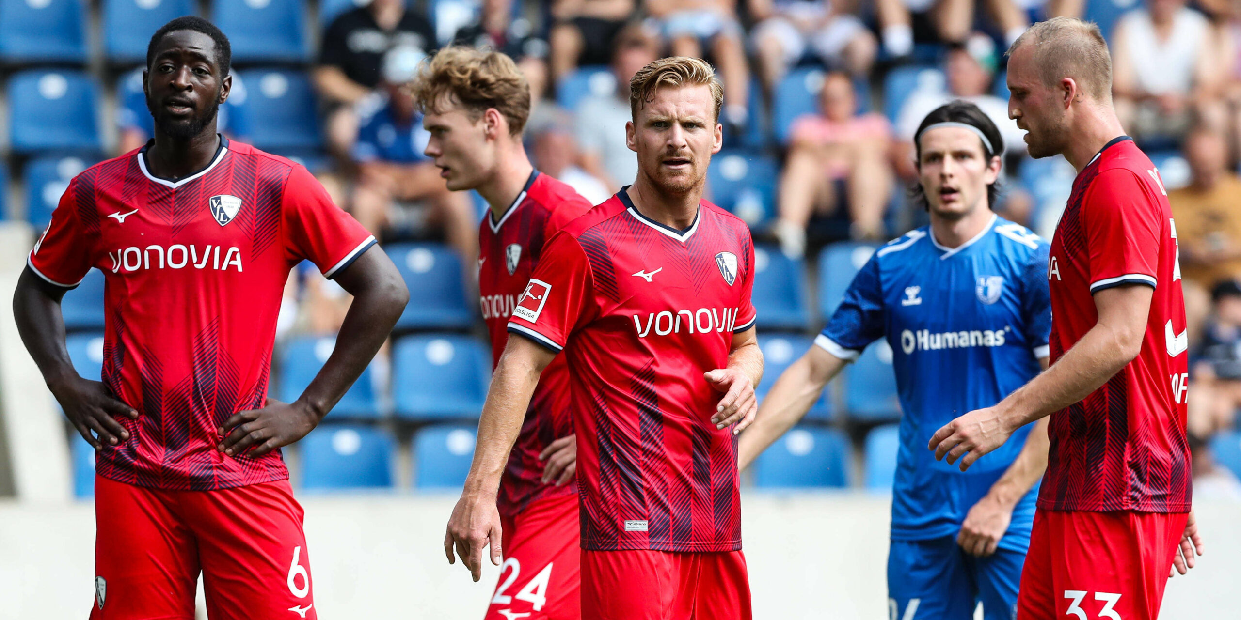 Dani de Wit und Co. bei einem Testspiel des VfL Bochum