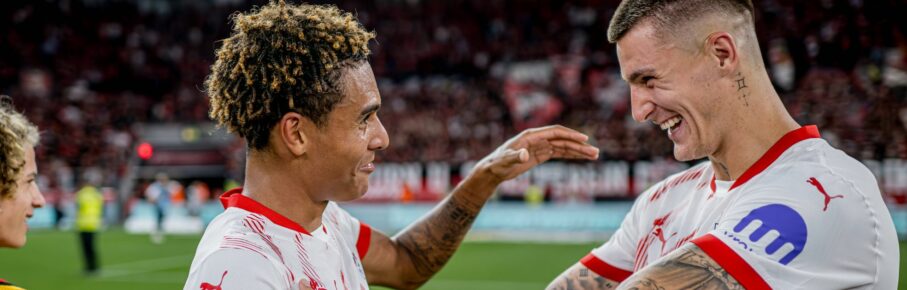 RB Leipzig: Antonio Nusa und Benjamin Sesko