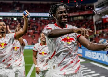 El Chadaille Bitshiabu von RB Leipzig