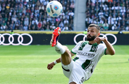 Franck Honorat am Ball für Borussia Mönchengladbach