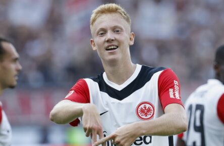 Hugo Larsson von Eintracht Frankfurt