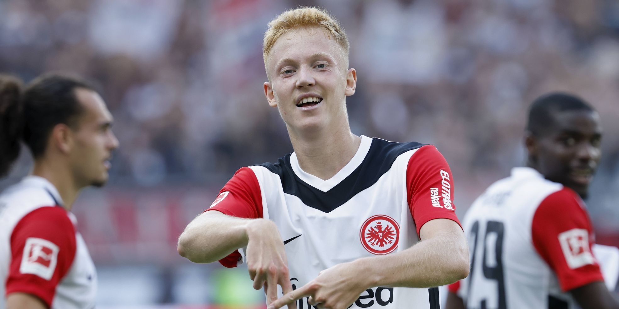 Hugo Larsson von Eintracht Frankfurt