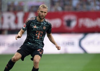 Konrad Laimer vom FC Bayern München