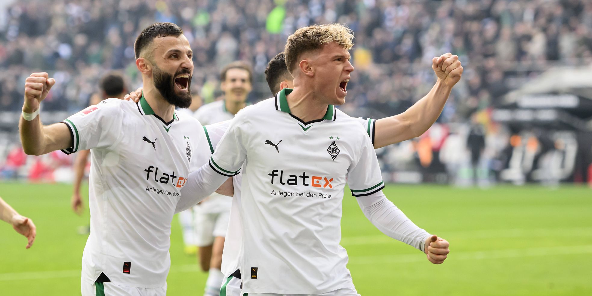 Gladbach-Stars Franck Honorat und Robin Hack