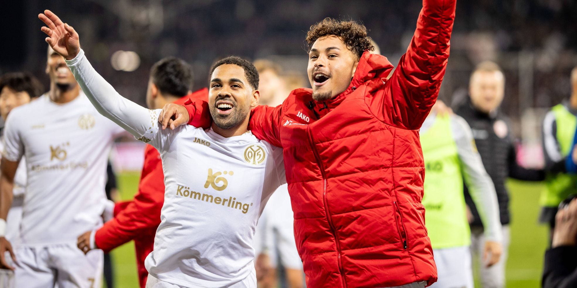 Philipp Mwene und Armindo Sieb von Mainz 05