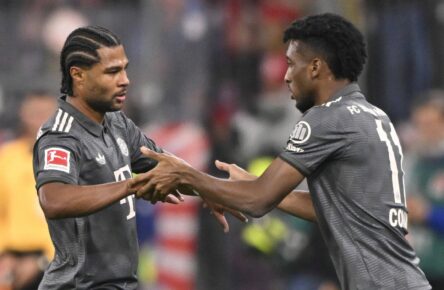 Serge Gnabry und Kingsley Coman vom FC Bayern