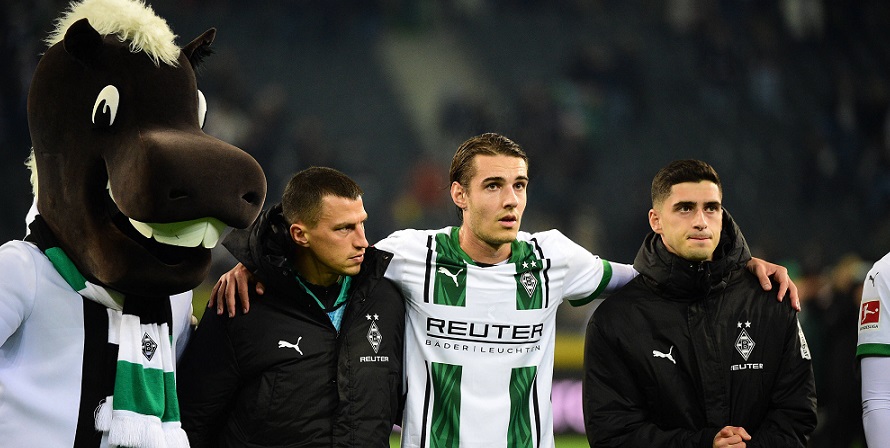 Bei Gladbach wieder gefragter: Florian Neuhaus (2. von rechts)