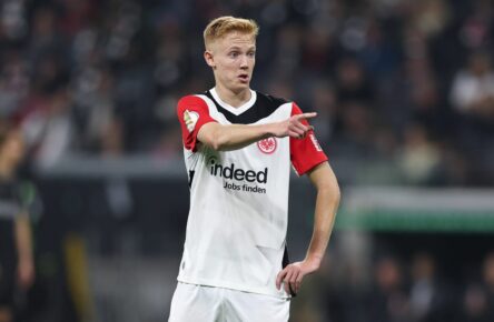 Hugo Larsson von Eintracht Frankfurt