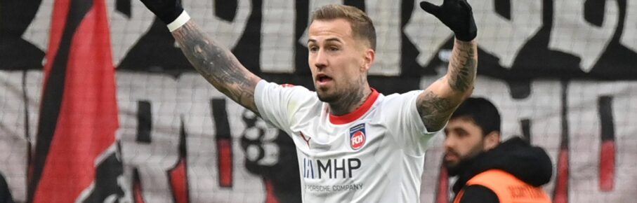 Niklas Dorsch vom 1. FC Heidenheim