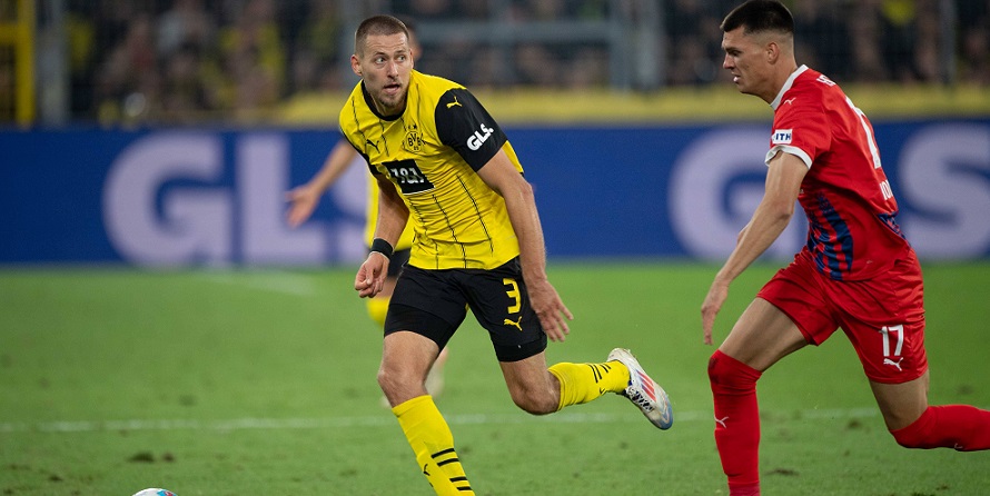 Baldiges Comeback beim BVB: Waldemar Anton (hier gegen den 1. FC Heidenheim)