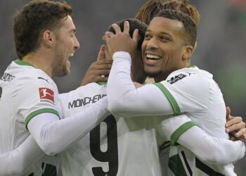 Mit Gladbach in der Erfolgsspur: Alassane Plea