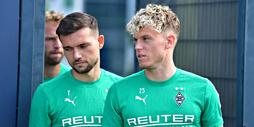 Konkurrenten bei Borussia Mönchengladbach: Kevin Stöger und Robin Hack