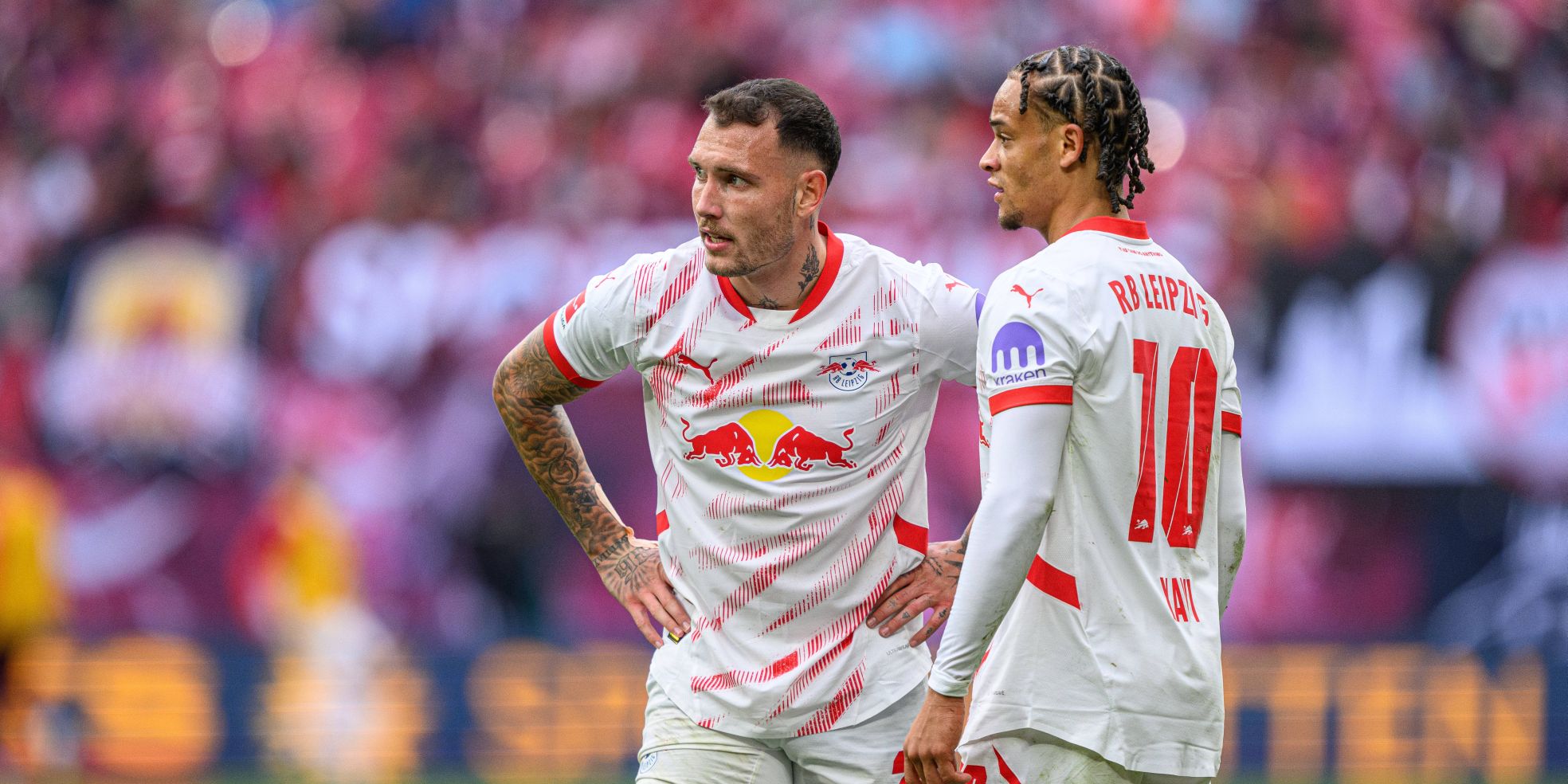 RB Leipzig: David Raum und Xavi Simons