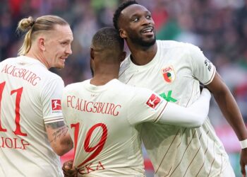 Sorgt 2025 für Stabilität beim FC Augsburg sowie Comunio-Punkte: Chrislain Matsima