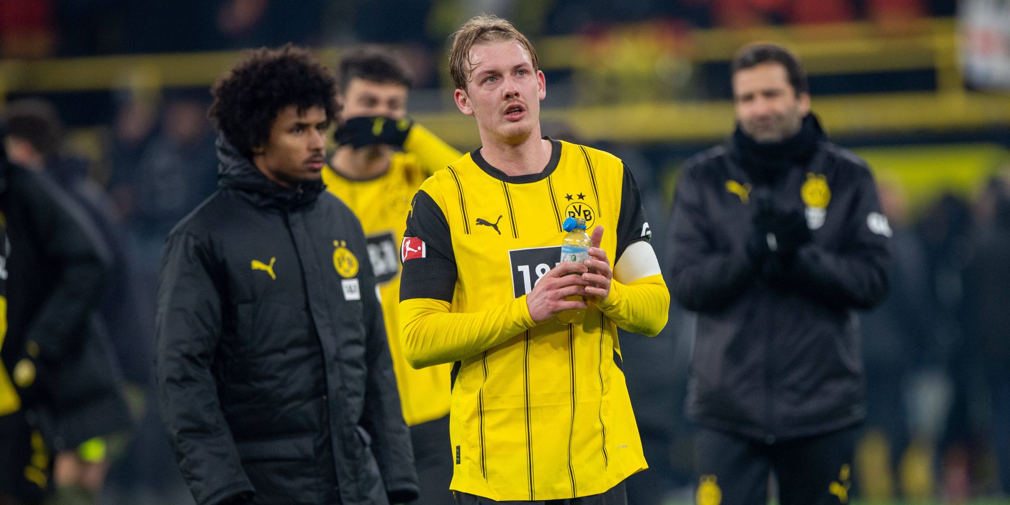 Julian Brandt und Karim Adeyemi vom BVB