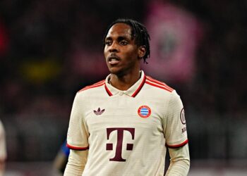 Mathys Tel (FC Bayern München) im Fokus der Transfergerüchte