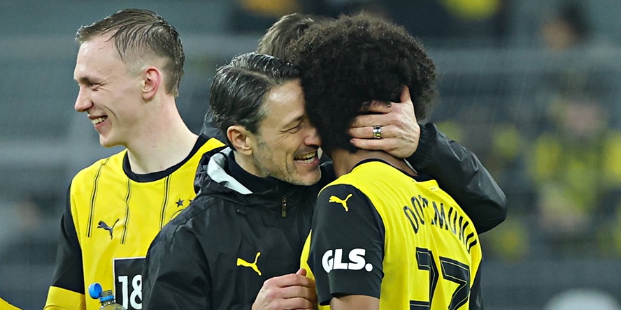 Niko Kovac herzt zwei der klaren Gewinner bei Borussia Dortmund: Maximilian Beier und Karim Adeyemi