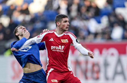 Comunio-Geheimtipp Andrej Ilic (Union Berlin) setzt sich im Physisduell durch