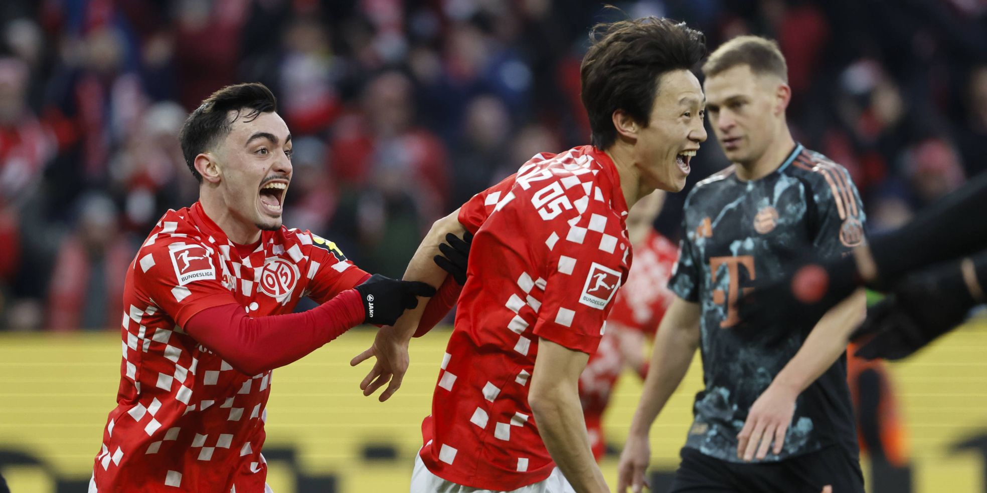 Mainz 05: Jae-Sung Lee und Paul Nebel