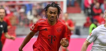 Geheimtipp Jonah Kusi-Asare bei seinem Debüt für den FC Bayern München