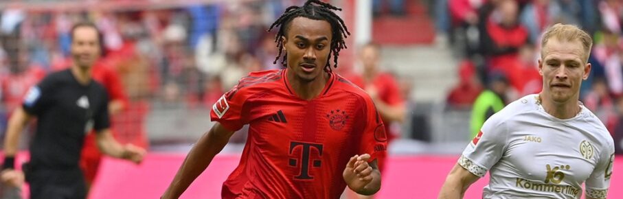 Geheimtipp Jonah Kusi-Asare bei seinem Debüt für den FC Bayern München